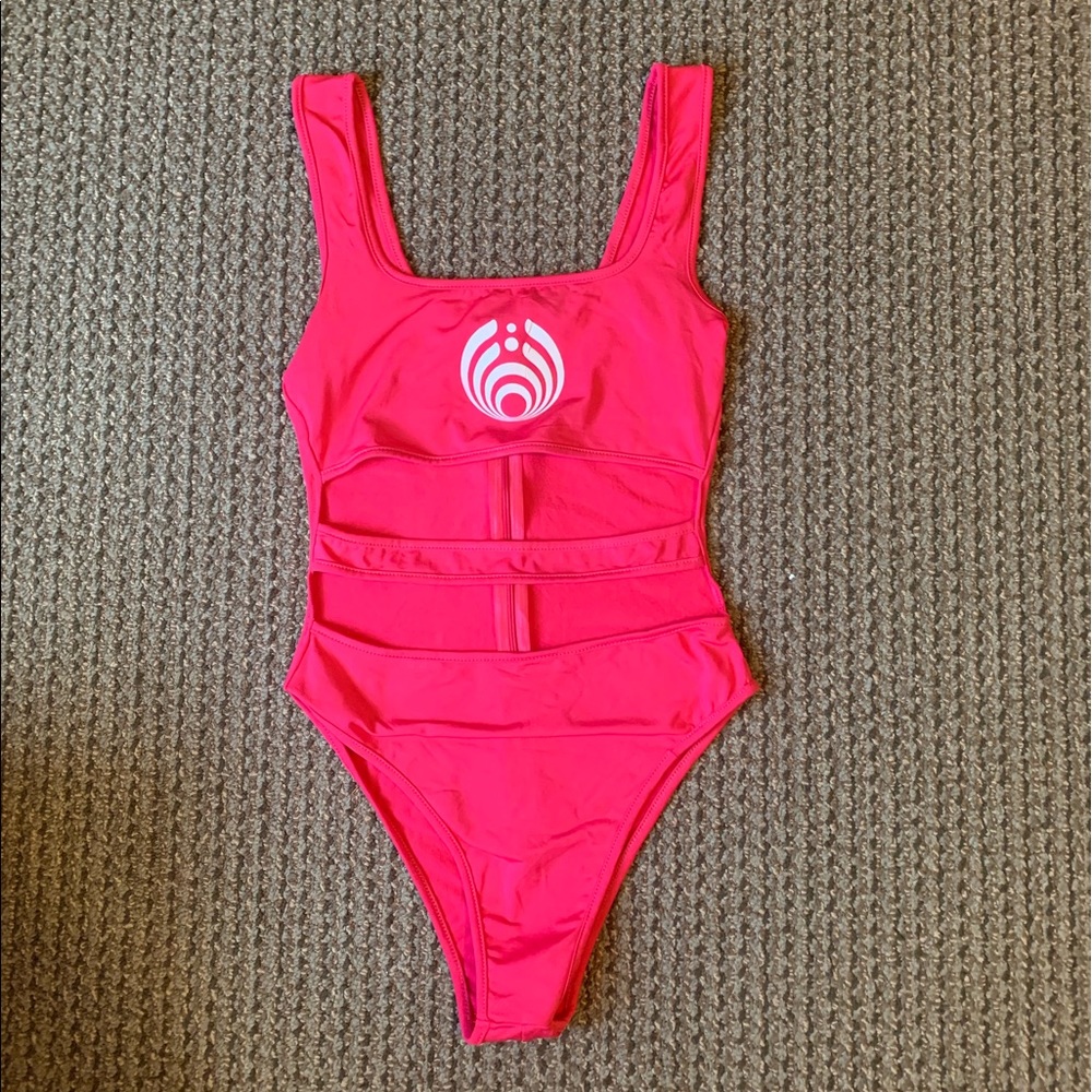 Bassnectar pink bodysuit